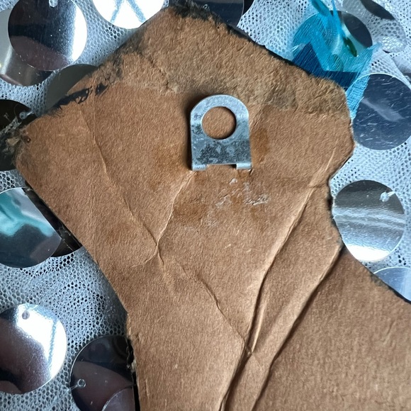 handcrafted wall plaque mixed media mermaid Victorian stars - Picture 6 of 6